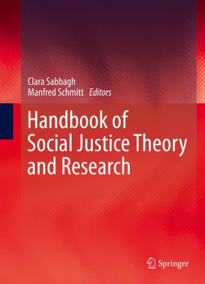 Cover of the book Handbook of Social Justice Theory and Research by Luc Pronzato, Andrej Pázman
