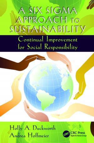Cover of A Six Sigma Approach to Sustainability