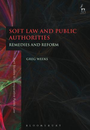 Cover of the book Soft Law and Public Authorities by Dr Claire O’Callaghan