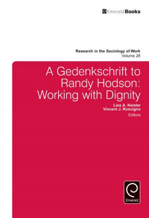 Cover of the book A Gedenkschrift to Randy Hodson by Syed Saad Andaleeb, Khalid Hasan