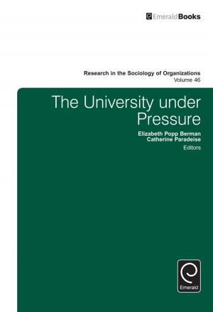 Book cover of The University under Pressure