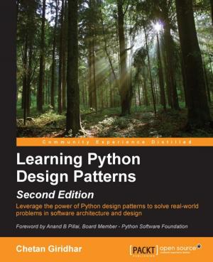 Cover of the book Learning Python Design Patterns - Second Edition by Chip Lambert, Shreerang Patwardhan