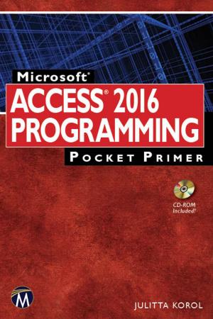 Cover of Microsoft Access 2016 Programming Pocket Primer