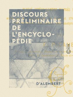 Cover of the book Discours préliminaire de l'Encyclopédie by Gaston Paris