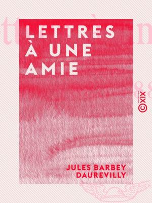 Cover of Lettres à une amie