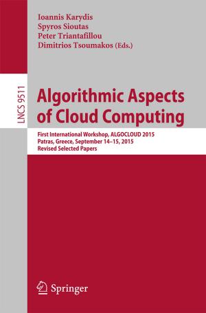 Cover of Algorithmic Aspects of Cloud Computing