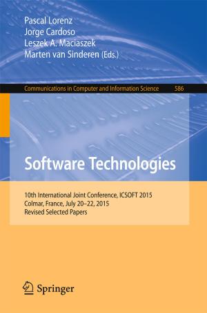 Cover of the book Software Technologies by Rivka Syd Eisner