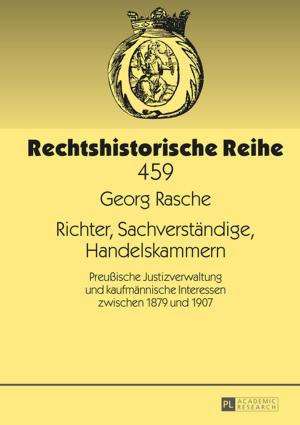 Cover of the book Richter, Sachverstaendige, Handelskammern by N. Peter Joosse