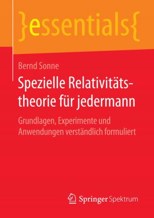 Cover of the book Spezielle Relativitätstheorie für jedermann by Michael Hilgers