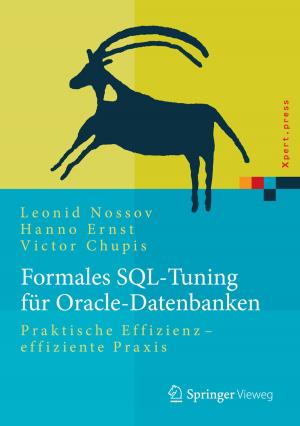 Cover of the book Formales SQL-Tuning für Oracle-Datenbanken by Julia Stemmler, Uwe Hecker