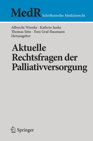 Cover of the book Aktuelle Rechtsfragen der Palliativversorgung by Lanjian Chen, Yong Su