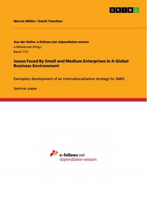 Cover of the book Issues Faced By Small and Medium Enterprises In A Global Business Environment by Carsten Freitag