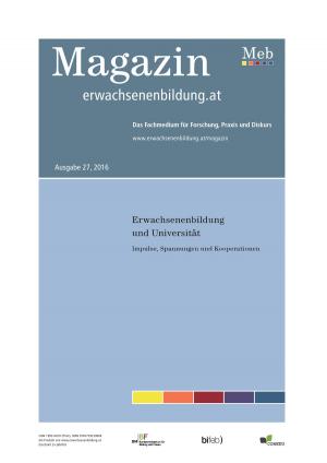 Cover of the book Erwachsenenbildung und Universität. Impulse, Spannungen und Kooperationen by Herold zu Moschdehner