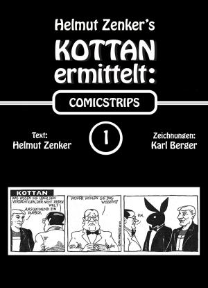 Cover of the book Kottan ermittelt: Comicstrips 1 by Helmut Zenker, Jan Zenker
