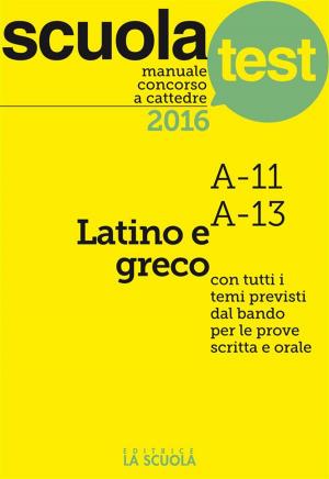 Cover of the book Manuale concorso a cattedre Latino e greco by aa.vv