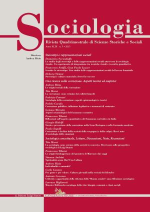 Cover of the book Sociologia n. 3/2015 by Emilio Simonetti