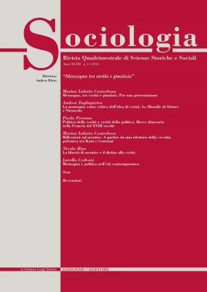 Cover of the book Sociologia n. 1/2014 by Paolo Gambi, Thomas Jackson, Carlo Ricotti