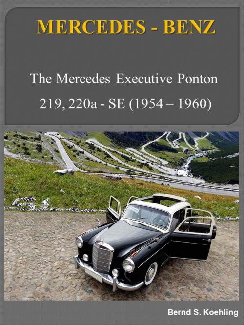Cover of the book Mercedes-Benz executive ponton with buyer's guide and chassis number/data card explanation by Bernd S. Koehling, Bernd S. Koehling