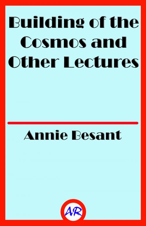 Cover of the book Building of the Cosmos and Other Lectures by Annie Besant, @AnnieRoseBooks
