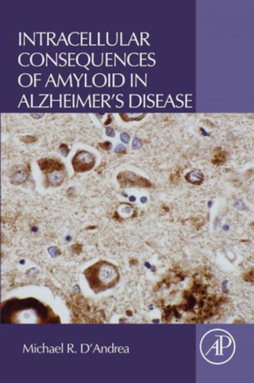 Cover of the book Intracellular Consequences of Amyloid in Alzheimer's Disease by Michael R. D'Andrea, Elsevier Science