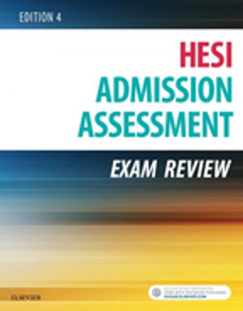 Cover of the book Admission Assessment Exam Review E-Book by HESI, Elsevier Health Sciences