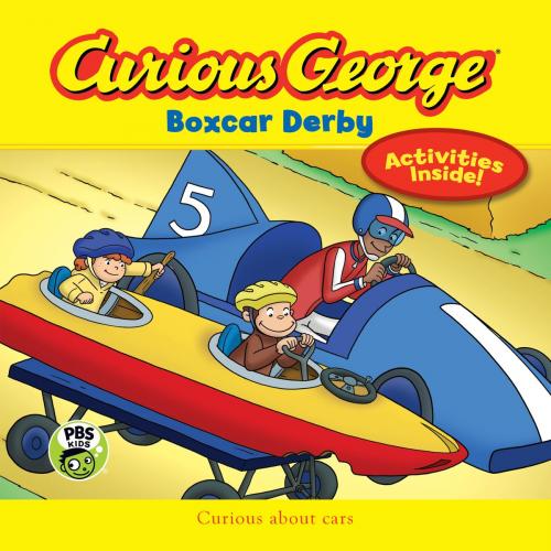Cover of the book Curious George Boxcar Derby (CGTV) by H. A. Rey, HMH Books