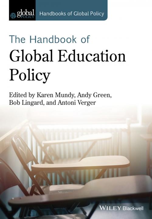 Cover of the book Handbook of Global Education Policy by , Wiley