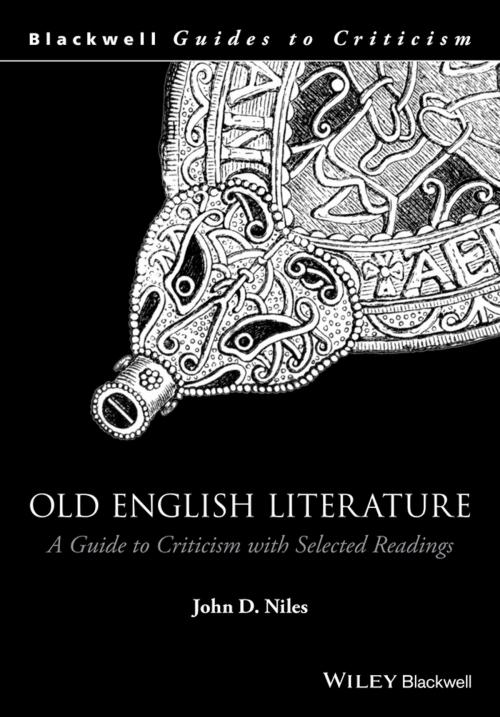 Cover of the book Old English Literature by John D. Niles, Wiley