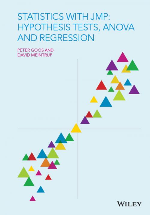 Cover of the book Statistics with JMP: Hypothesis Tests, ANOVA and Regression by Peter Goos, David Meintrup, Wiley