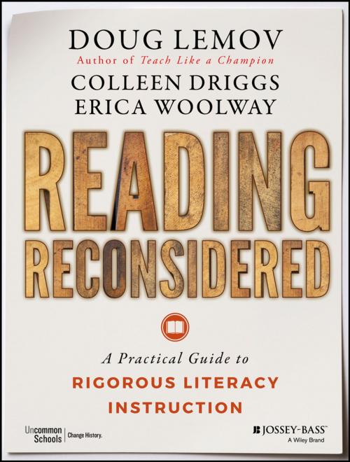 Cover of the book Reading Reconsidered by Doug Lemov, Colleen Driggs, Erica Woolway, Wiley
