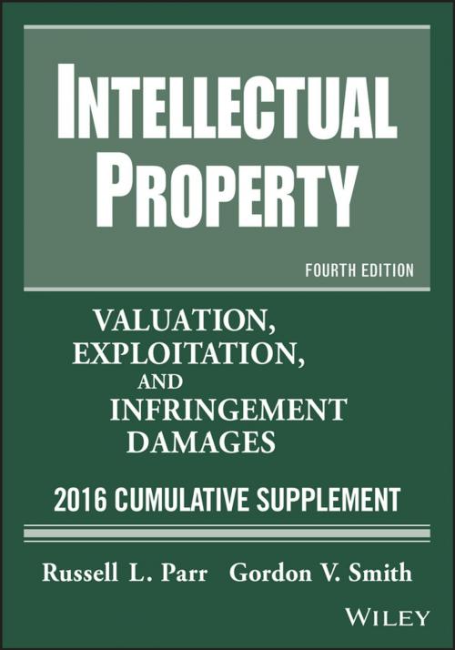 Cover of the book Intellectual Property by Russell L. Parr, Gordon V. Smith, Wiley