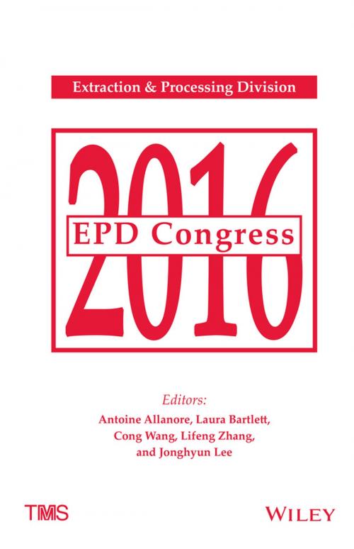 Cover of the book EPD Congress 2016 by , Wiley