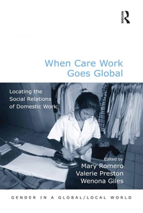 Cover of the book When Care Work Goes Global by , Taylor and Francis