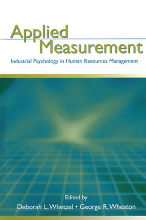 Cover of the book Applied Measurement by , Taylor and Francis