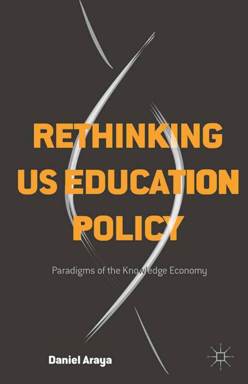 Cover of the book Rethinking US Education Policy by Daniel Araya, Palgrave Macmillan US