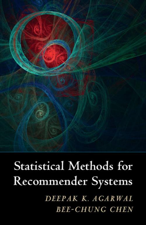 Cover of the book Statistical Methods for Recommender Systems by Deepak K. Agarwal, Bee-Chung Chen, Cambridge University Press