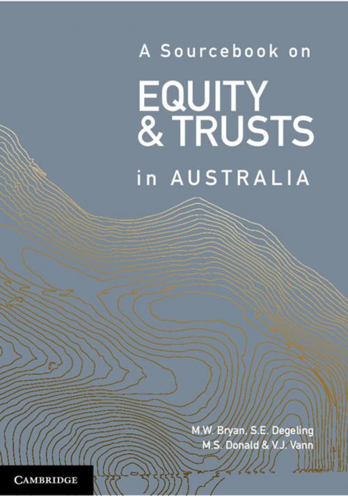 Cover of the book A Sourcebook on Equity and Trusts in Australia by Michael Bryan, Simone Degeling, Scott Donald, Vicki Vann, Cambridge University Press