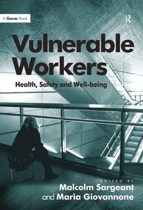 Cover of the book Vulnerable Workers by Maria Giovannone, Taylor and Francis