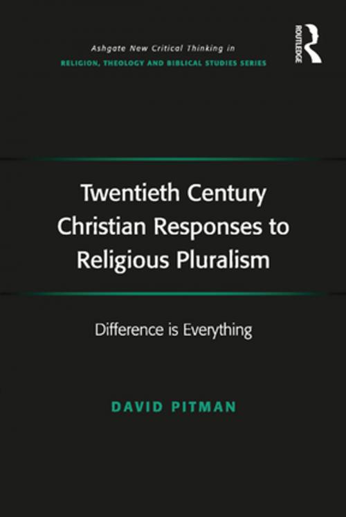 Cover of the book Twentieth Century Christian Responses to Religious Pluralism by David Pitman, Taylor and Francis