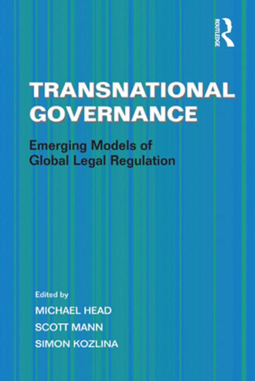Cover of the book Transnational Governance by Scott Mann, Taylor and Francis