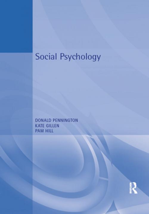 Cover of the book Social Psychology by Richard Gross, Rob McIlveen, Taylor and Francis