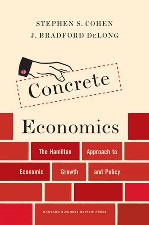 Cover of the book Concrete Economics by Stephen S. Cohen, J. Bradford DeLong, Harvard Business Review Press