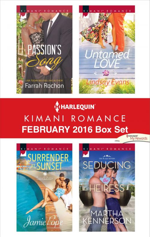 Cover of the book Harlequin Kimani Romance February 2016 Box Set by Farrah Rochon, Jamie Pope, Lindsay Evans, Martha Kennerson, Harlequin