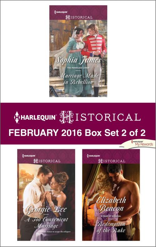 Cover of the book Harlequin Historical February 2016 - Box Set 2 of 2 by Sophia James, Georgie Lee, Elizabeth Beacon, Harlequin