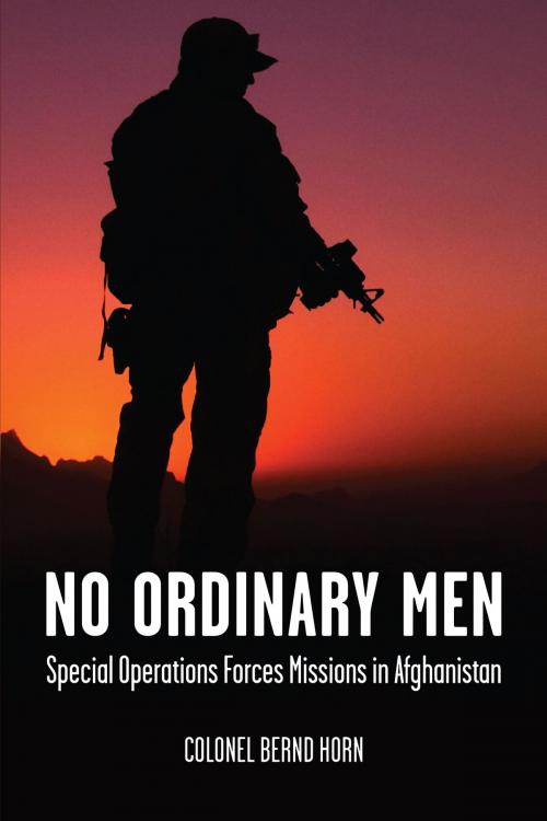 Cover of the book No Ordinary Men by Colonel Bernd Horn, Dundurn