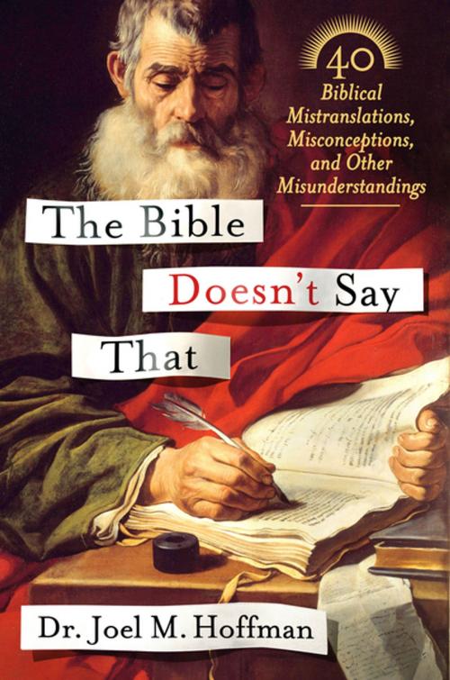 Cover of the book The Bible Doesn't Say That by Dr. Joel M. Hoffman, St. Martin's Press