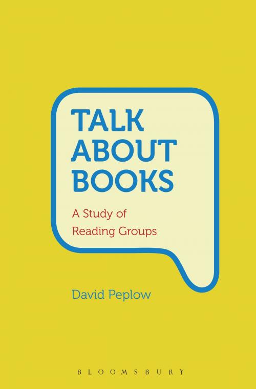 Cover of the book Talk About Books by David Peplow, Bloomsbury Publishing