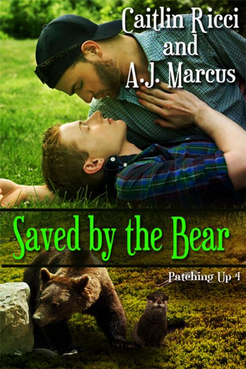 Cover of the book Saved By The Bear by Caitlin Ricci, A.J. Marcus, eXtasy Books Inc