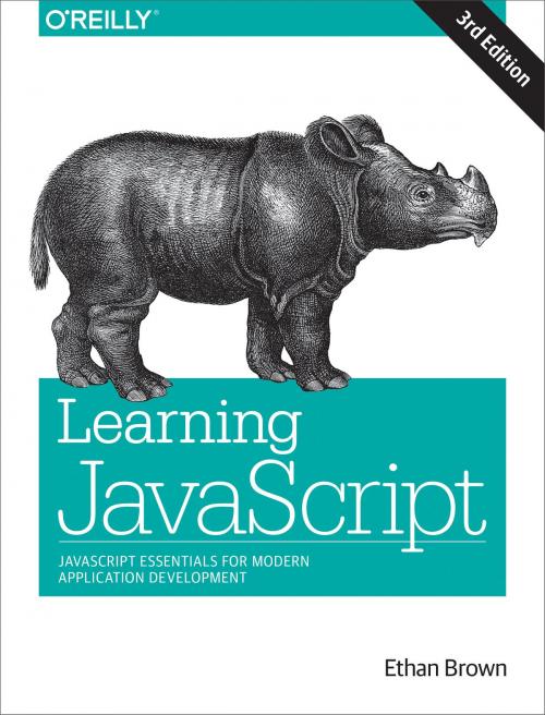 Cover of the book Learning JavaScript by Ethan Brown, O'Reilly Media