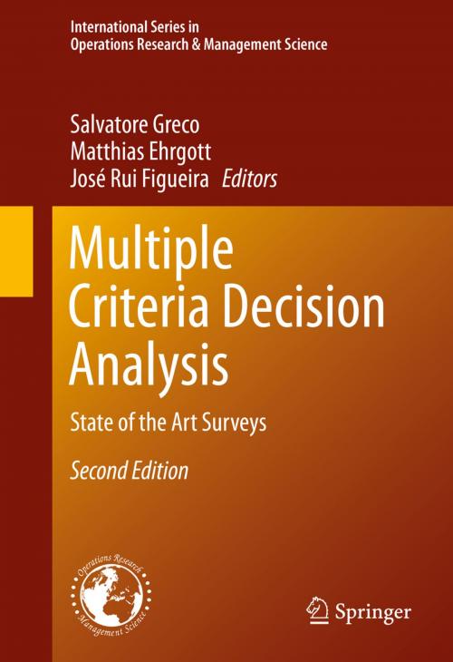 Cover of the book Multiple Criteria Decision Analysis by , Springer New York